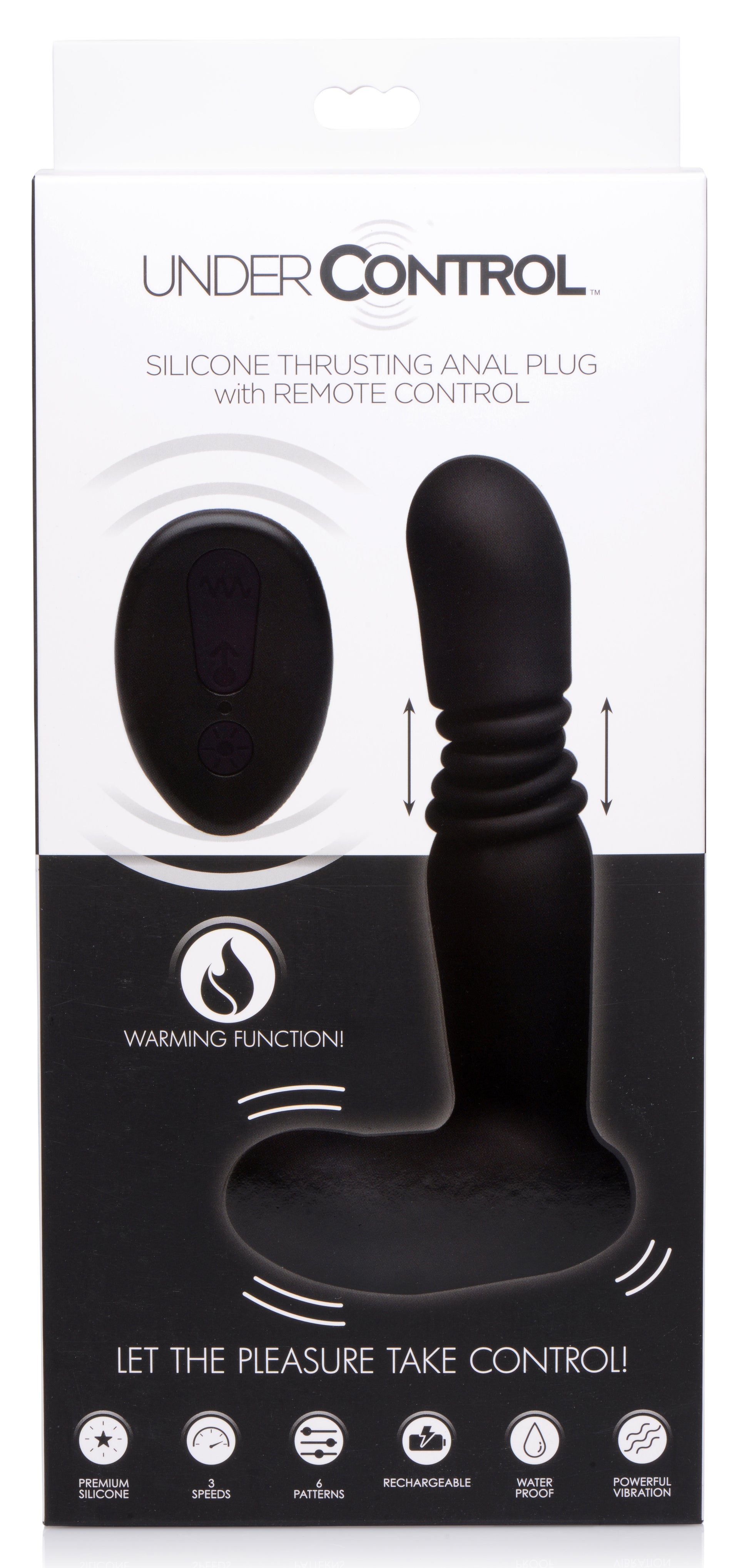 Stimulateur de prostate avec poussée Thrust Control 12.5 x 3 cm