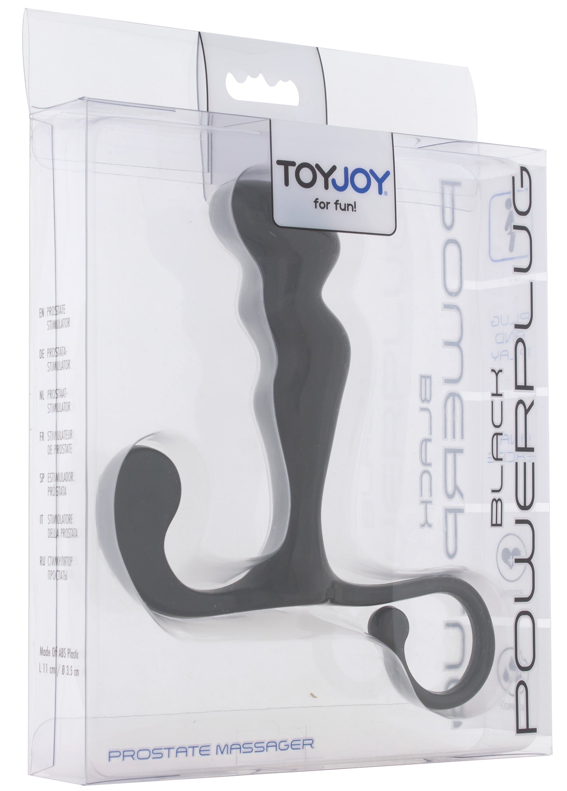 Stimulateur de prostate Power Plug 10 x 3 cm Noir