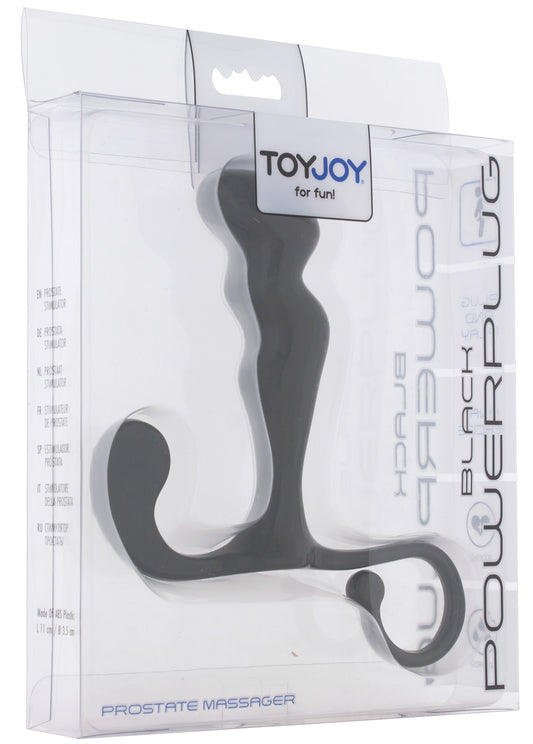 Stimulateur de prostate Power Plug 10 x 3 cm Noir