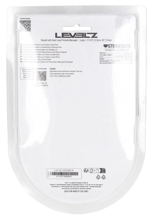 Stimulateur de prostate Rippled L 10 x 3cm