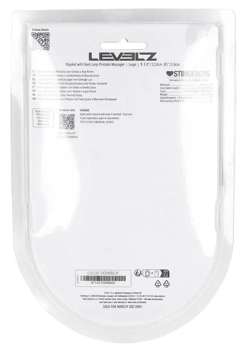 Stimulateur de prostate Rippled L 10 x 3cm