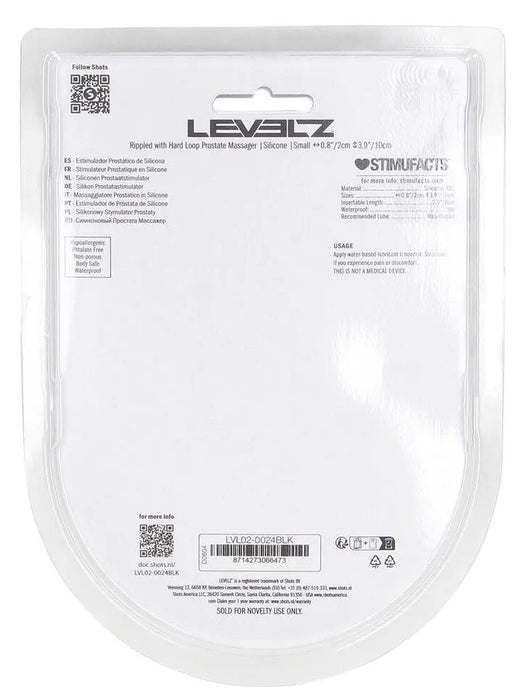 Stimulateur de prostate Rippled S 8 x 2.3cm