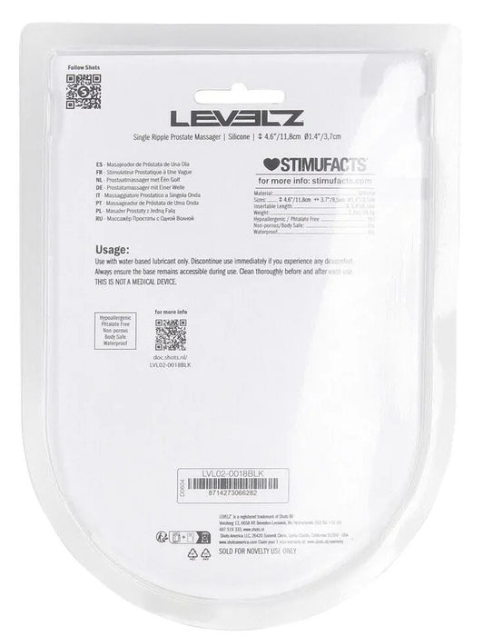 Stimulateur de prostate Single Ripple 9 x 3.6cm