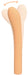 Stimulateur de Prostate Vibrant Peach Fuzz 21 x 4.1cm