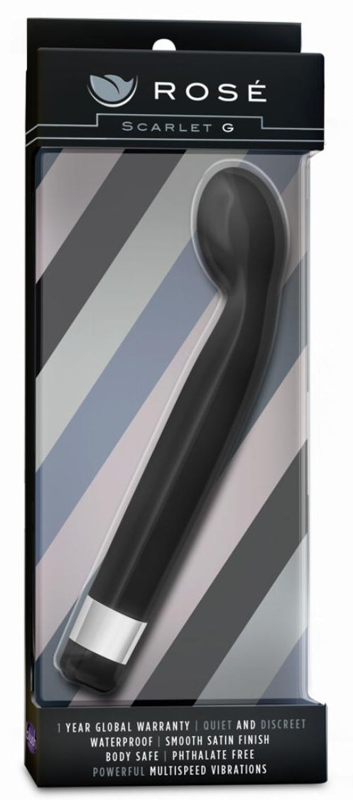 Stimulateur de prostate vibrant Scarlet 18 x 3.5cm Noir