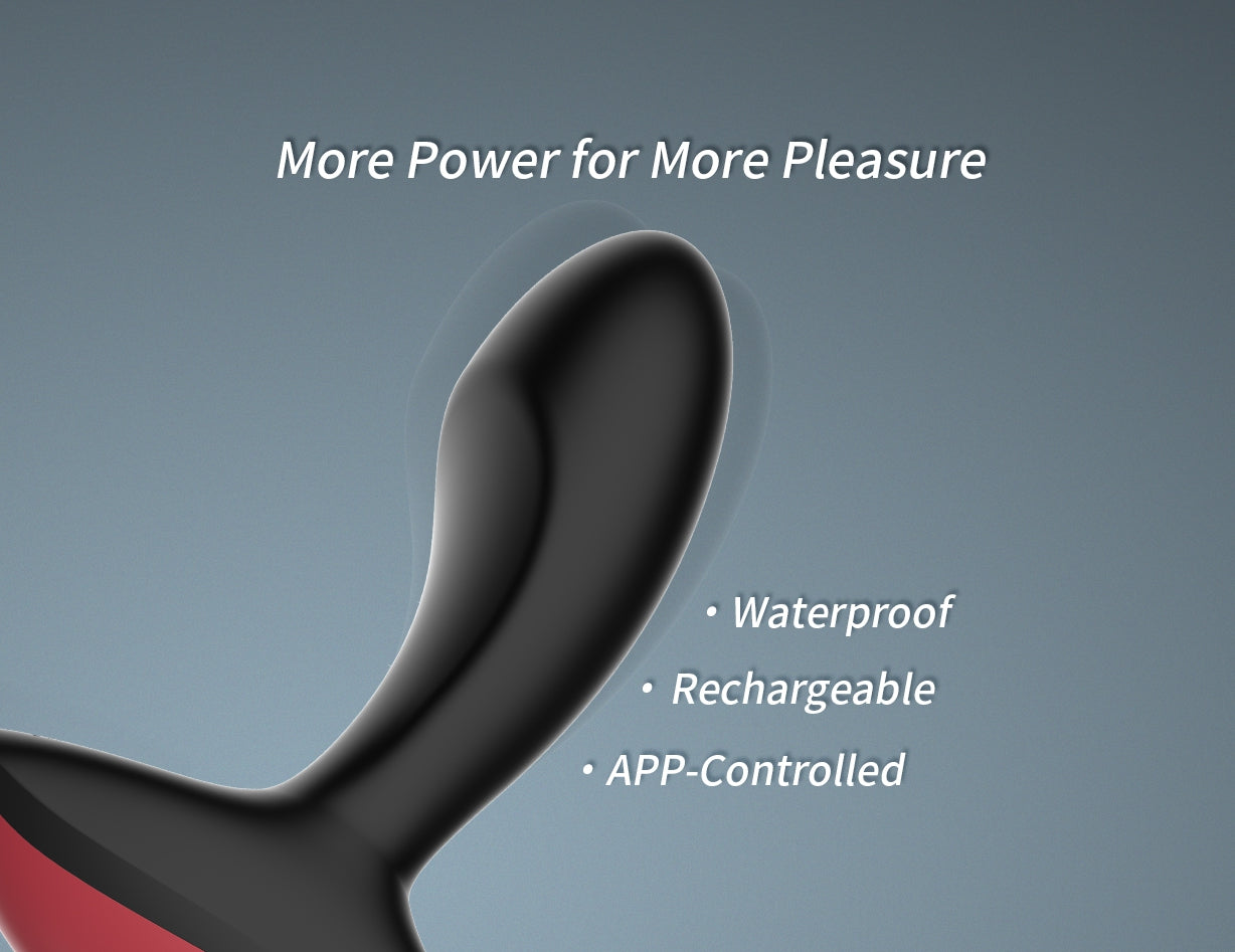 Stimulateur de prostate vibrant SOLSTICE 10 x 3.2 cm