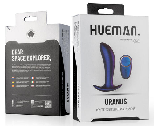 Stimulateur de prostate vibrant Uranus Hueman 10.5 x 3.2cm