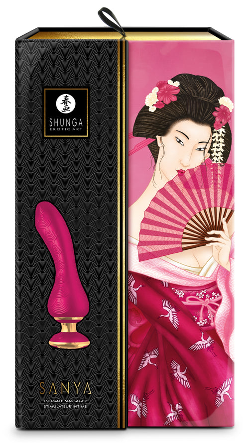 Stimulateur intime Shunga Sanya Framboise