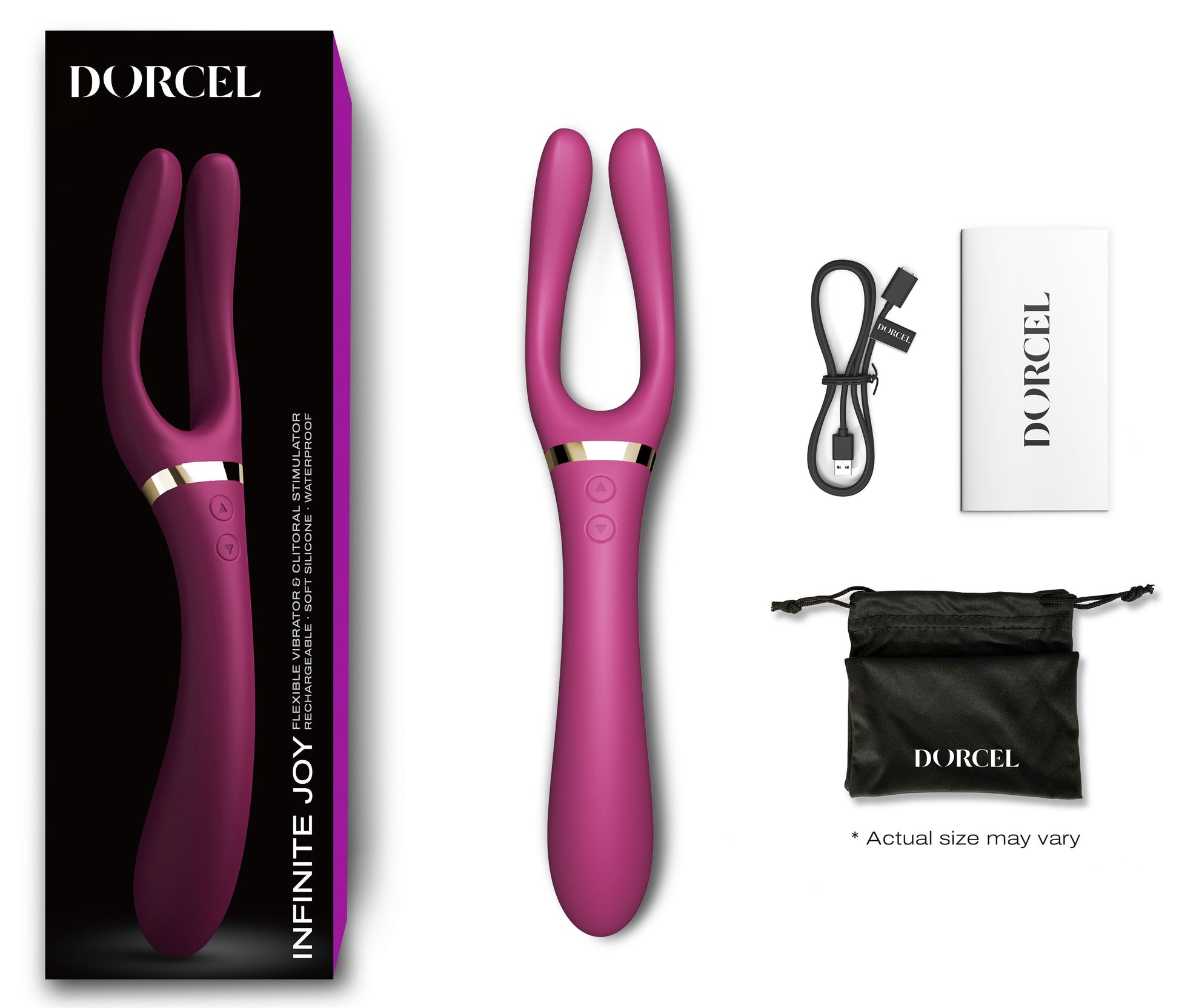 Stimulateur multi-fonctions Infinite Joy Dorcel Mauve