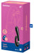 Stimulateur Point G connecté Heat Wave Satisfyer 14 x 3.5cm Noir