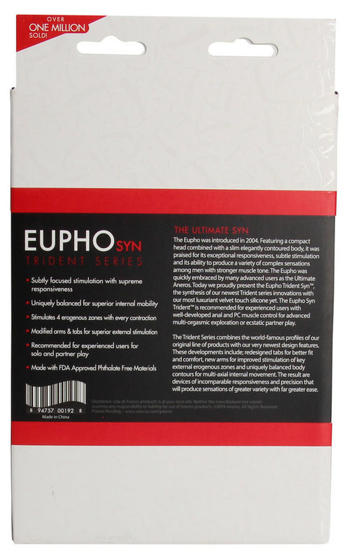 Stimulateur prostatique Eupho Syn Trident 10.5 x 2.1 cm