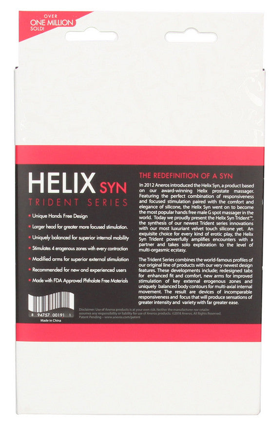 Stimulateur prostatique Helix Syn Trident 10 x 2.4cm