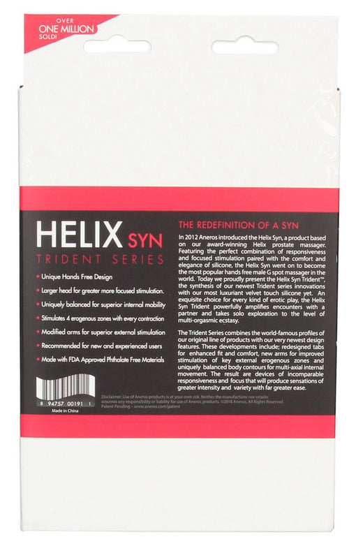 Stimulateur prostatique Helix Syn Trident 10 x 2.4cm