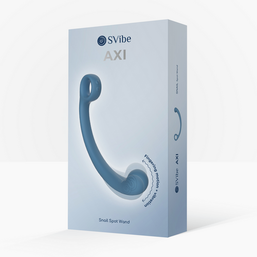 Stimulateur Prostatique Vibrant Axi 18 x 3.1cm Bleu