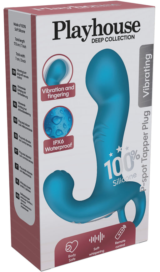 Stimulateur prostatique vibrant Bluespot 10 x 3.5cm