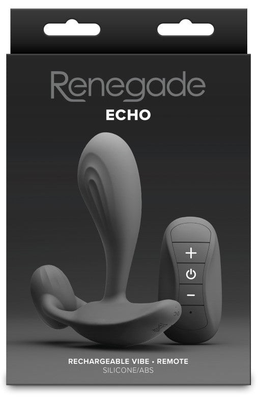 Stimulateur prostatique vibrant Echo 9 x 3.2cm