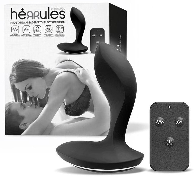 Stimulateur Prostatique Vibrant Électro Herrules 9 x 3.1cm