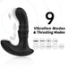 Stimulateur prostatique vibrant et va-et-vient Flapthrust 13 x 3.4cm
