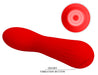 Stimulateur Prostatique Vibrant Faun 14 x 3.4cm Rouge