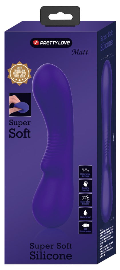 Stimulateur Prostatique Vibrant Matt 15 x 4cm Indigo