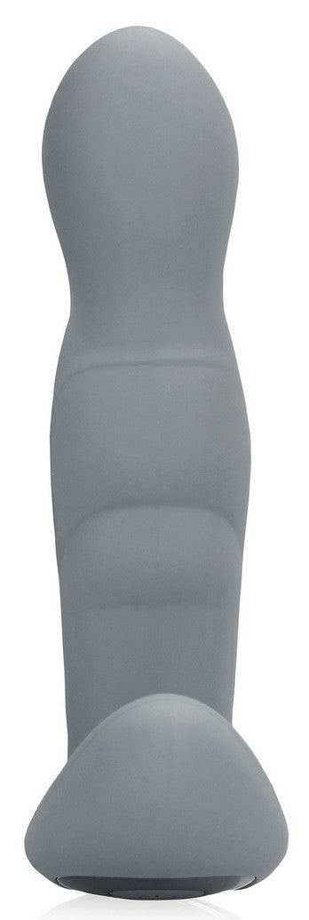 Stimulateur Prostatique Vibrant Rotatif Gothamey 11.5 x 3.4cm Gris