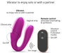 Stimulateur vibrant pour couple MATCH UP Love to Love Fuchsia