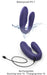 Stimulateur vibrant pour couple Match Up Love to Love Indigo