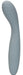 Stimulateur vibrant Vibe Spot 17 cm Gris