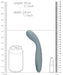 Stimulateur vibrant Vibe Spot 17 cm Gris