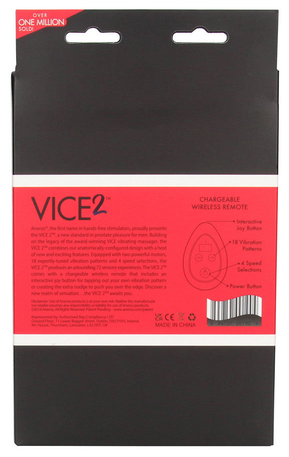 Stimulateur vibrant Vice 2 - 11 x 3.2cm