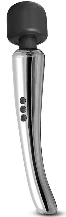 Stimulateur Wand Silvery 30 cm - Tête 55 mm Argenté
