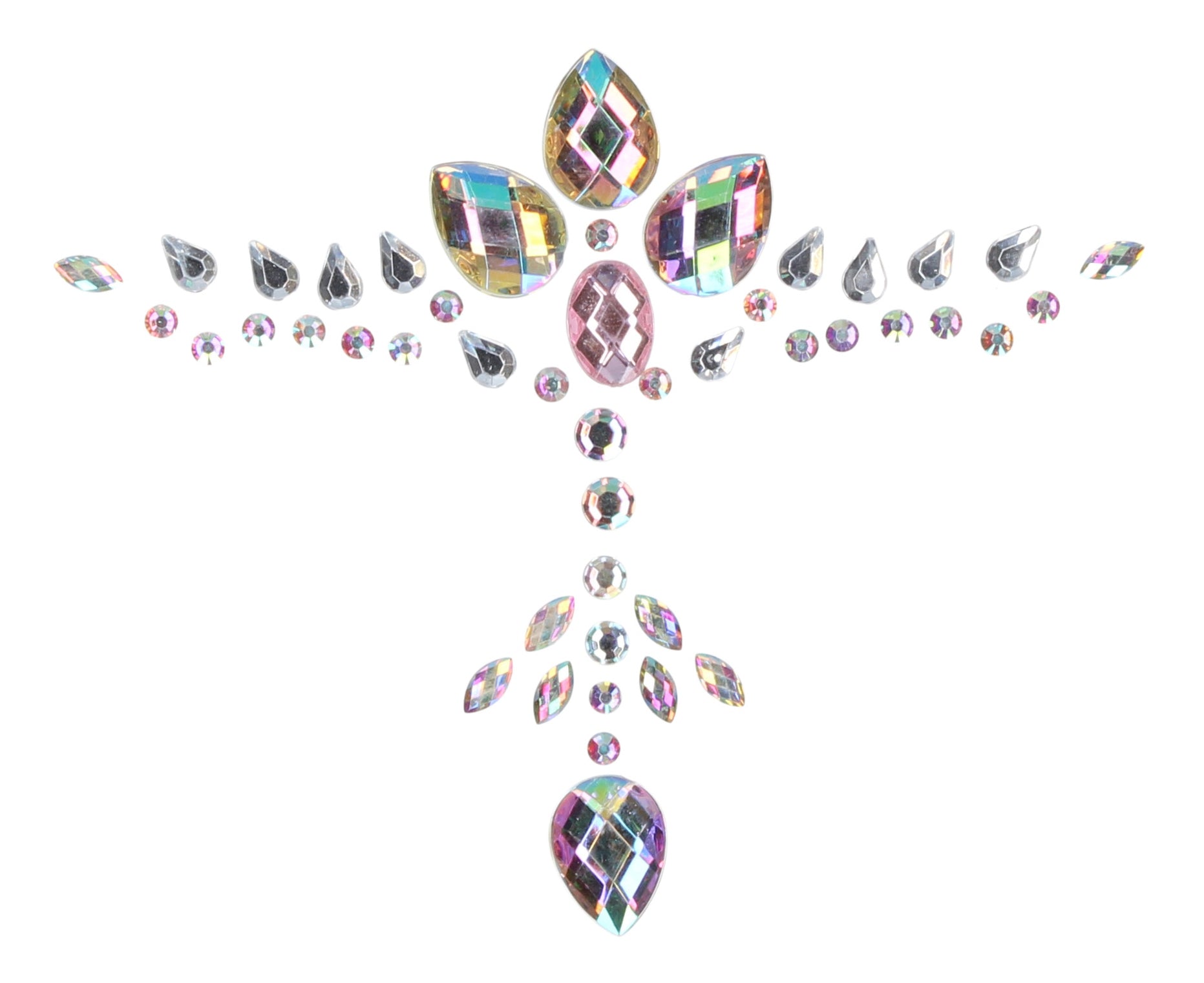 Strass autocollants pour décolleté Dazzling Bling