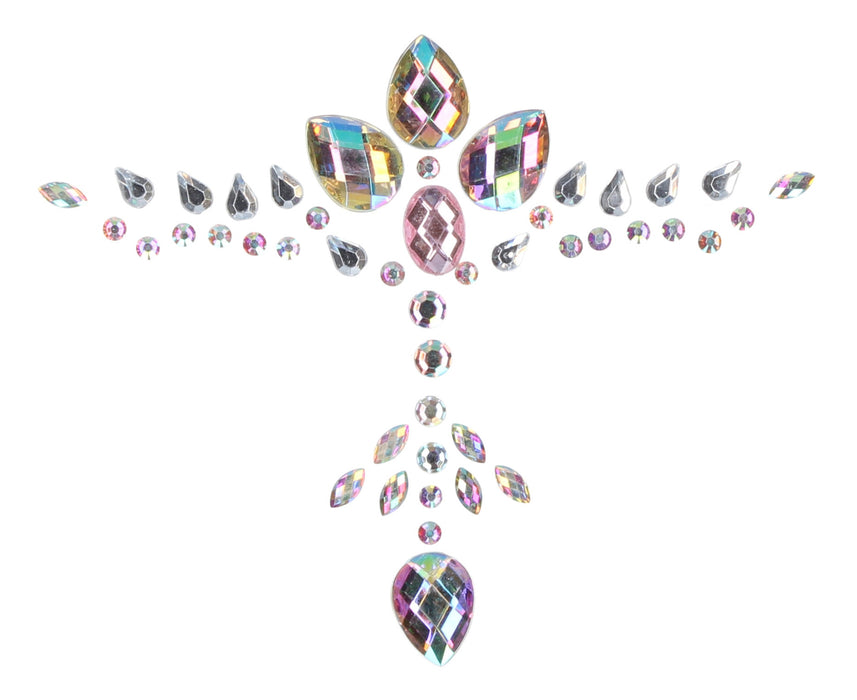 Strass autocollants pour décolleté Dazzling Bling