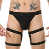 String avec bandes élastiques Clelio Noir