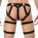 String avec bandes élastiques Clelio Noir