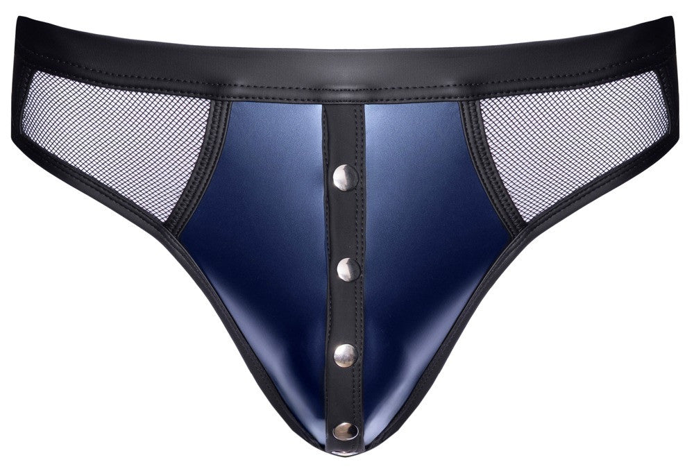 String avec boutons Notto Noir-Bleu