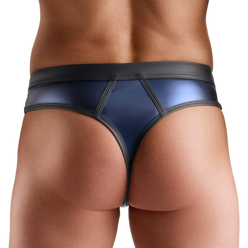 String avec boutons Notto Noir-Bleu