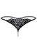 String avec perles Pearl Noir