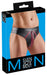 String avec zip Menecio Noir-Rouge