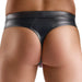 String avec zip Menecio Noir-Rouge