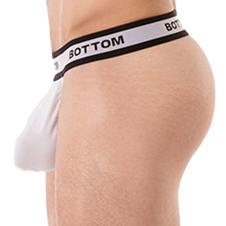 String Cache-sexe Bottom Blanc
