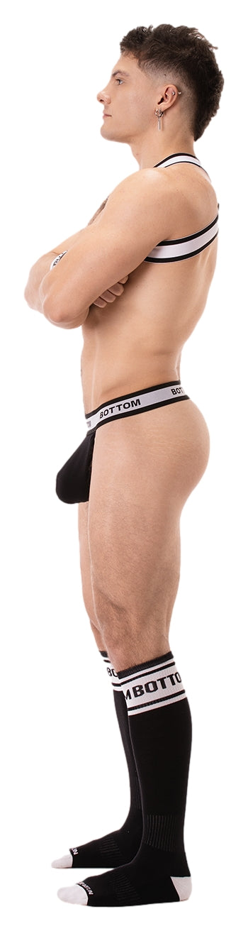 String Cache-sexe Bottom Noir