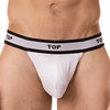 String Cache-sexe Top Blanc