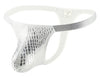 String Croco Blanc-Argenté