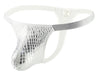 String Croco Blanc-Argenté