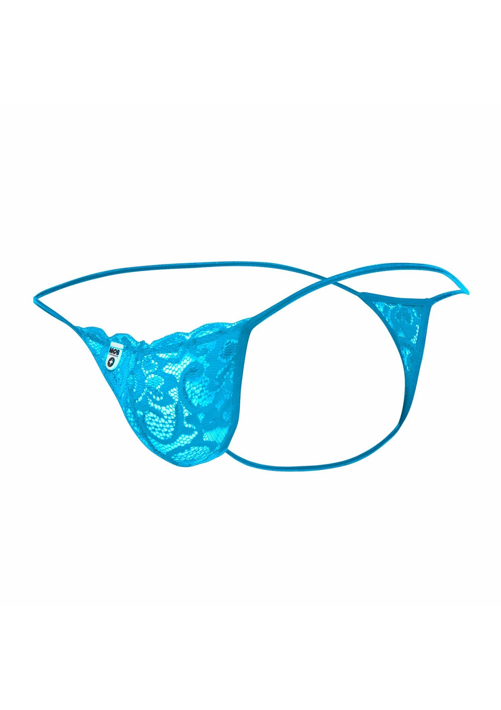 String Dentelle Lace Mob Turquoise