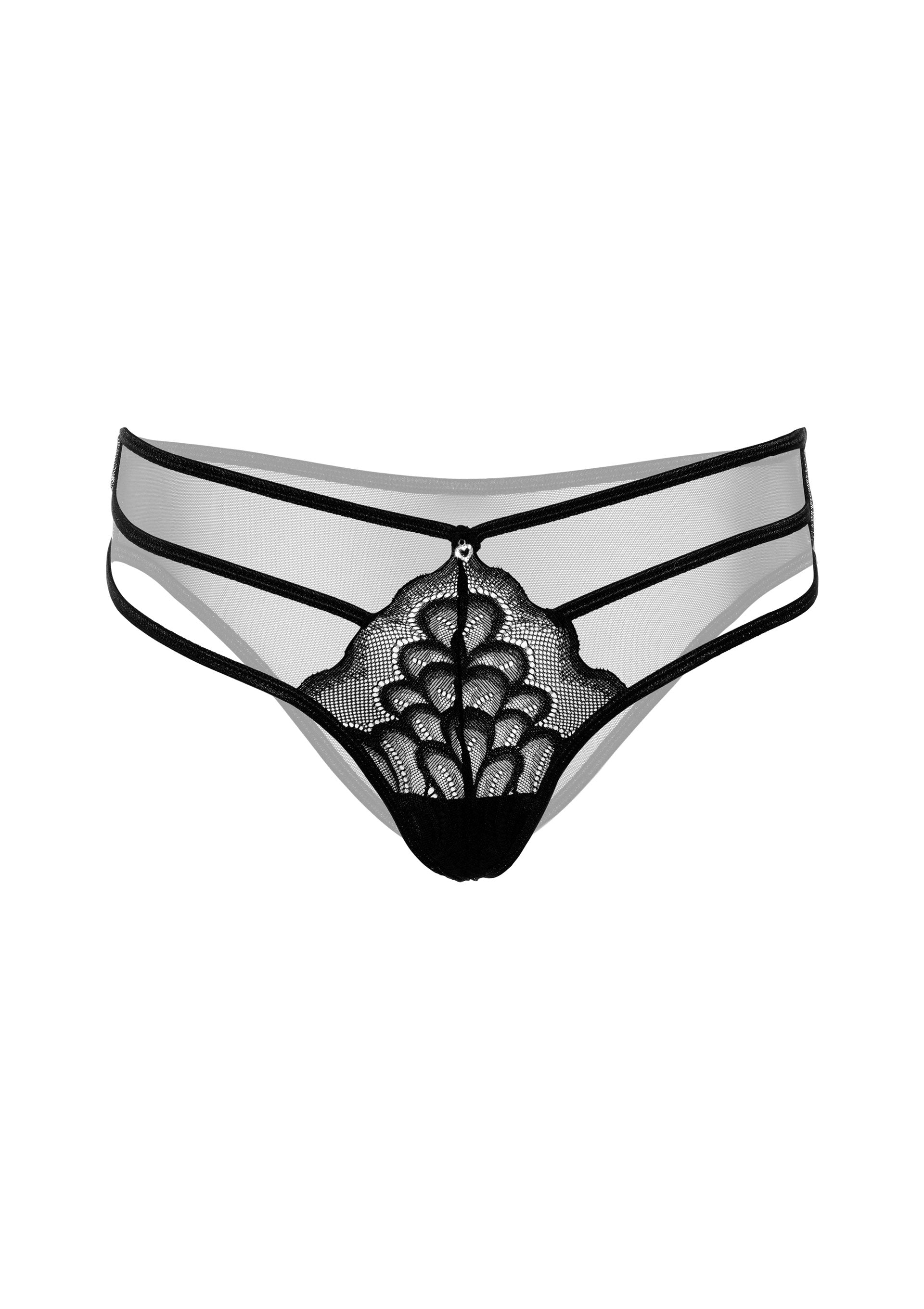 String Lace Straps Noir