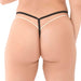 String Papillon Valerie Noir