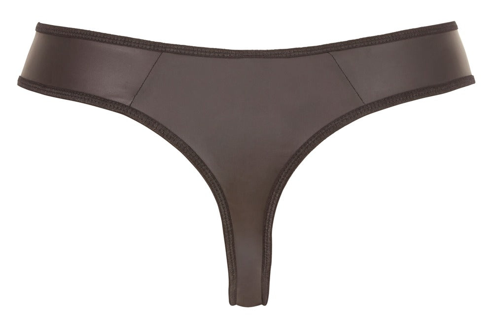 String Zip Fetish Noir