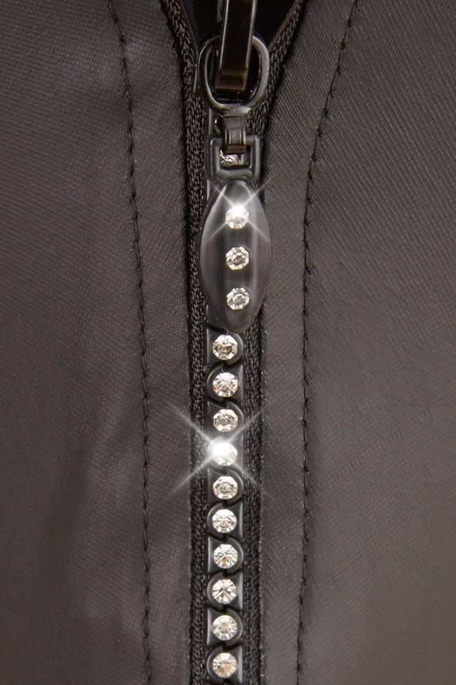 String Zip Fetish Noir